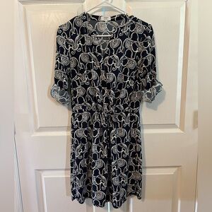 Crown & Ivy Elephant Print Dress
